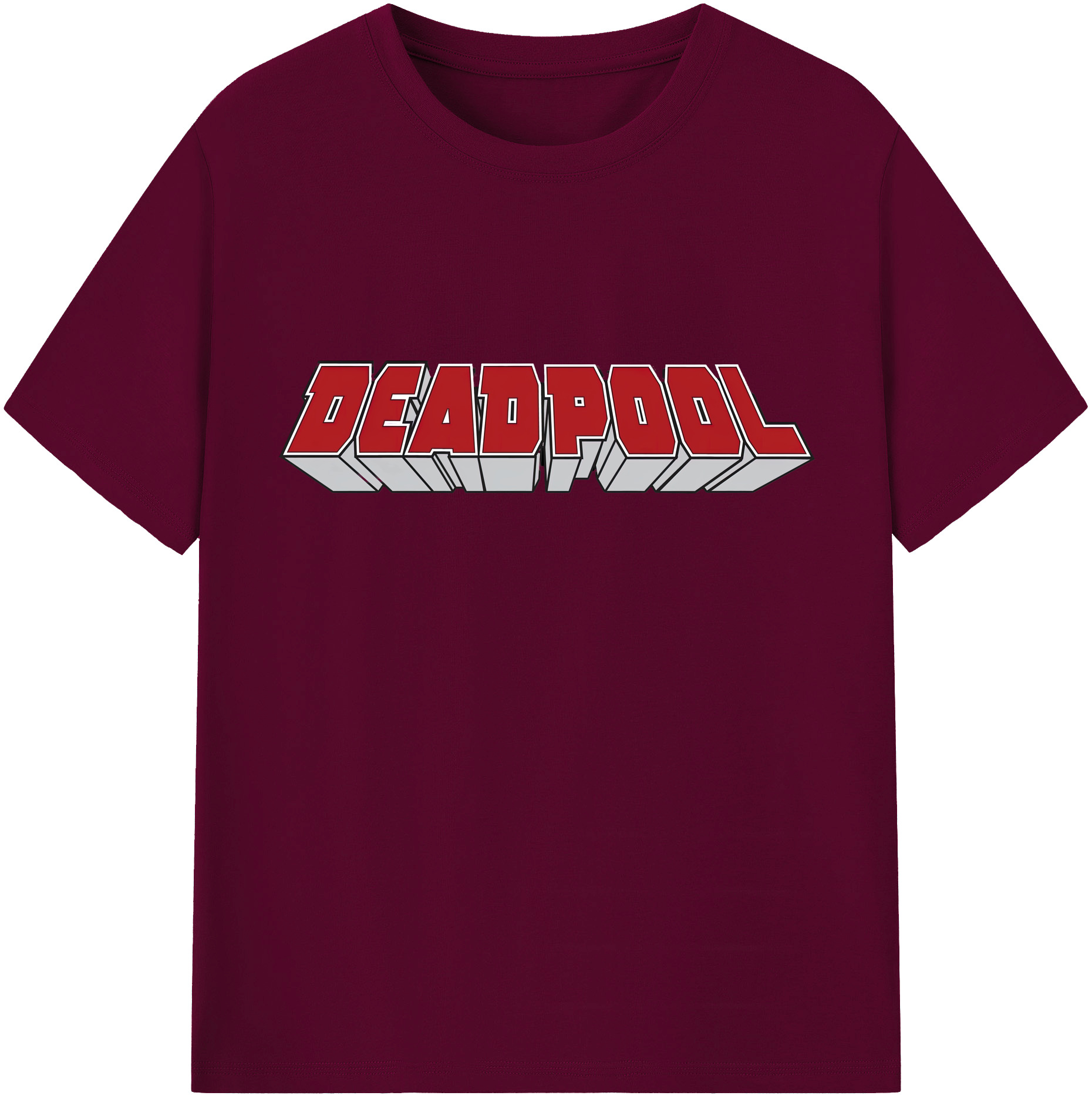 （画像用） Deadpool デッドプール レディースカジュアルプリントTシャツ（綿100％）